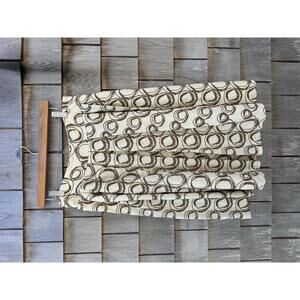 ISDA & CO. Beige and Brown Patterned Skirt size 8